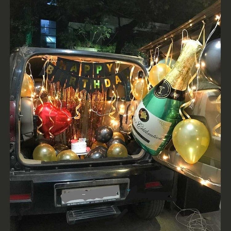 Car Surprise Happy Birthday/Anniversary Deal, Perfect Party Supplies, Party Decoration Balloons Car Surprise Happy Birthday/Anniversary Deal, Perfect Party Supplies, Party Decoration Balloons